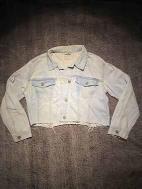 Bluenotes Light Wash Cropped Denim Jacket